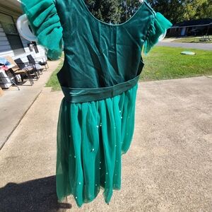 Elegant Green Kids Dress